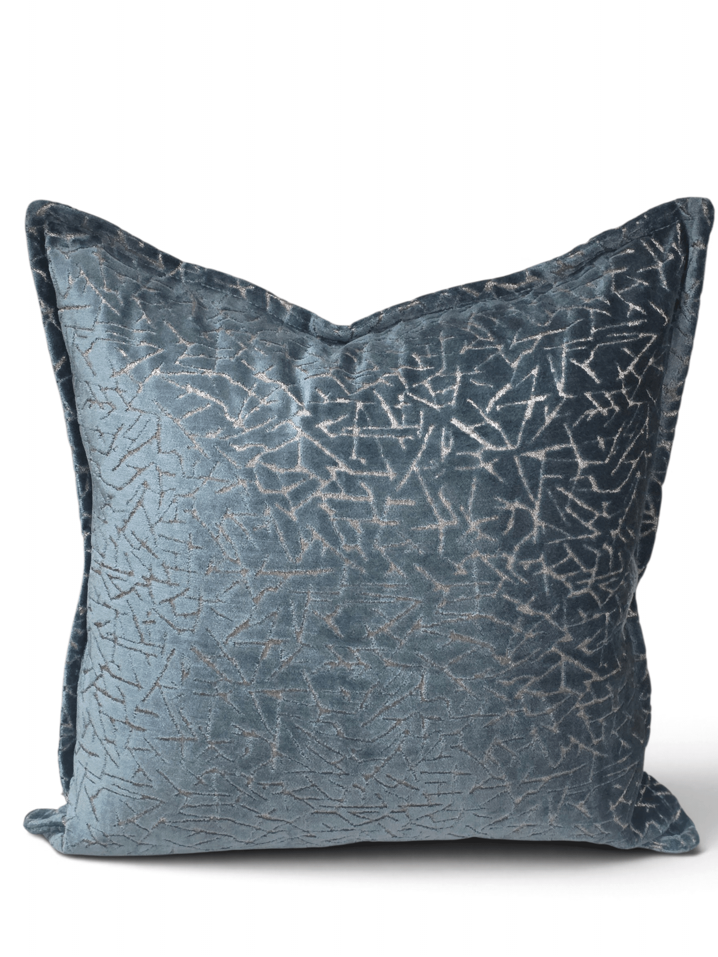 Crystalline slate feather cushion