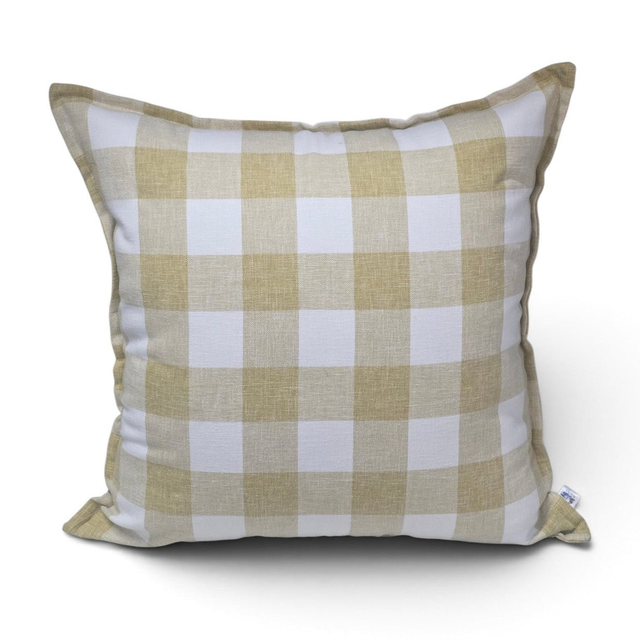 Harvest beige check scatter