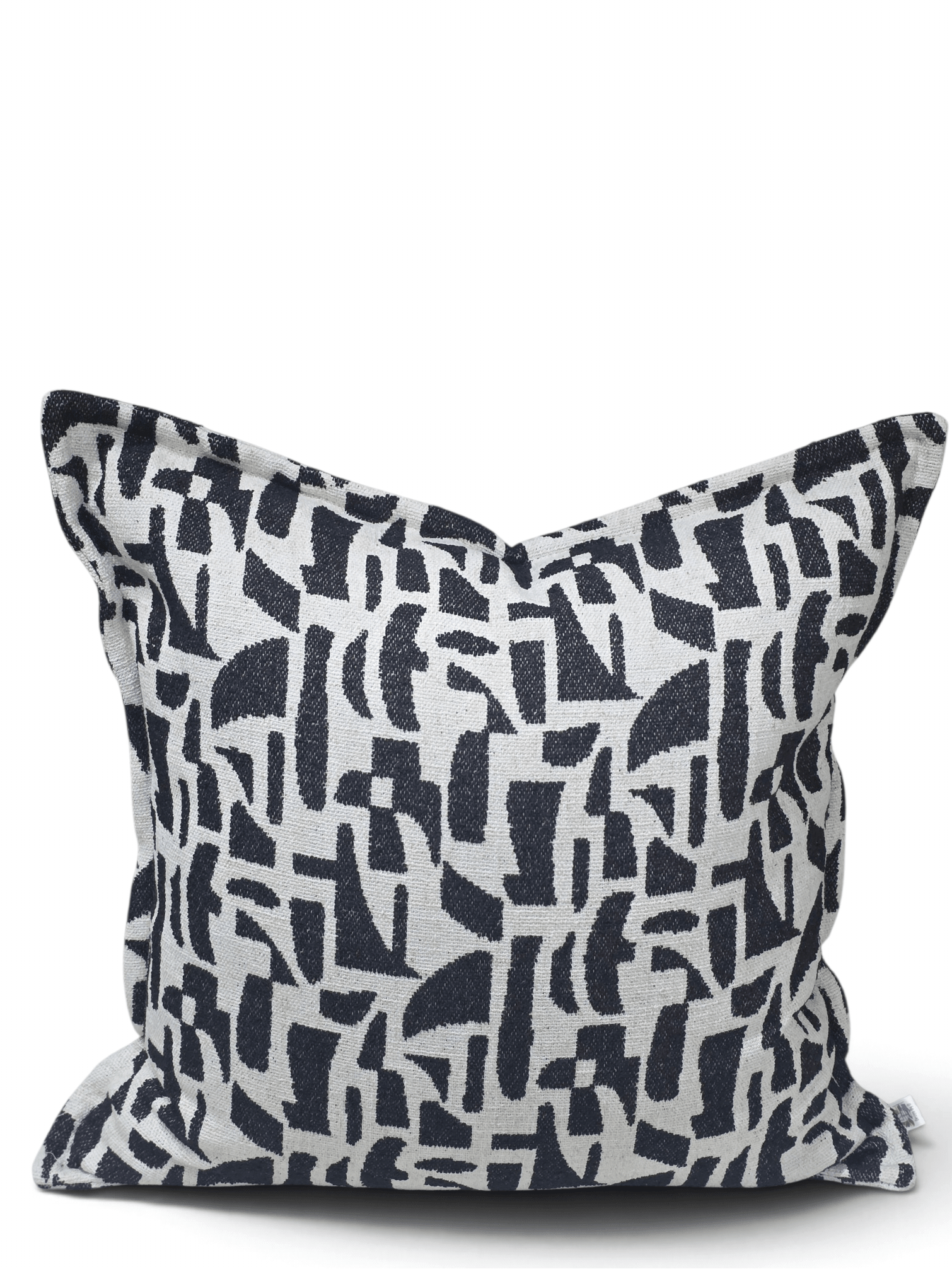 Kuba abstract feather cushion